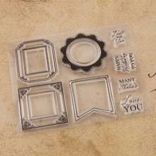 Cover Page Silicone Clear Stamp Cling Seal DIY Scrapbook Embossing Album Decor 2024 - buy cheap
