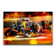 Mosaico de diamante quadrado completo para corrida de motocicleta pintura redonda completa de diamante carro 5d faça você mesmo kit de bordado e ponto cruz imagens 2024 - compre barato