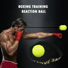 Boxe reflex velocidade soco bola mma sanda bandana elástica conjunto de corda levantar reação força mão olho treinamento conjunto 2024 - compre barato