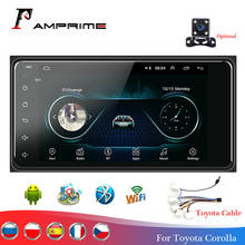 AMPrime 2 Din Car Stereo Radio 7" Android Car Multimed Player GPS Wifi Autoradio Bluetooth For Toyota Corolla Rear View Camera 2024 - buy cheap