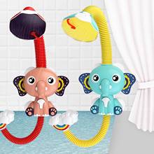 Pulverizador de água elétrico em forma de elefante, brinquedo fofo para banho de crianças em casa, jogos educativos interativos para pais e filhos 2024 - compre barato