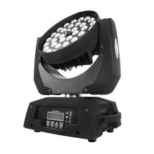 Proyector de haz de luz LED 4 en 1 para escenario, dispositivo de iluminación profesional con cabezal móvil DMX, 36x12w, RGBW, Fiesta Disco DJ 2024 - compra barato