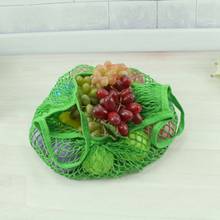 Large Mesh Net Turtle String Shopping Bag Durable Fruit Storage Handbag Tote Grocery Shopper Cotton Tote Mesh Woven Net Bag 2024 - buy cheap