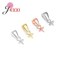 New Drop Shipping 100Pcs Silver Gold Platinum Rose Gold Buckle Pendants Clasps Hooks For DIY Handmade Jewelry Making 2024 - buy cheap