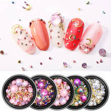 1 Box 3D Nail Rhinestones Stones Mixed Colorful DIY Design Decals Nail Gems Rinestones Cristal Nail Manicure Nail Jewels 2020 2024 - buy cheap