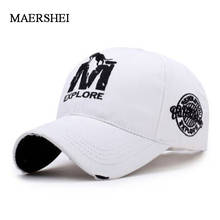 MAERSHEI Fashion couple embroidered baseball cap men's outdoor sports hat ladies sunscreen visor cap 2024 - купить недорого