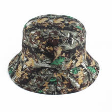 Outdoor Camouflage Bucket Hat Reversible Summer Fisherman Hat For Men Women Hiking Fishing Cap Sun Protection Boonie Hats 2024 - buy cheap