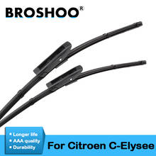 BROSHOO-escobilla de goma para limpieza de coche, accesorio de bayoneta para Citroen C Elysee 2012, 2013, 2014, 2015 2024 - compra barato