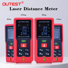 OUTEST LCD Digital Laser Rangefinder 40m/60m/80M/100m Laser Distance Meter Trena Laser Tape Build Measure Device Ruler Test Tool 2024 - buy cheap