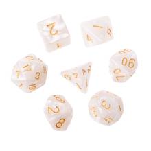 7 pçs números de ouro dados poliédricos para dragão pathfinder d20 d12 2xd10 d8 d6 d4 2024 - compre barato