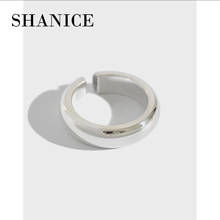 SHANICE-Anillo de boda sencillo clásico de plata de ley 990, joyería de moda, novedad, 925 2024 - compra barato