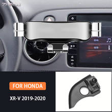 Suporte do telefone móvel carro para honda xrv XR-V 2019 2020 montagens de ventilação ar gps suporte de navegação por gravidade acessórios do carro 2024 - compre barato