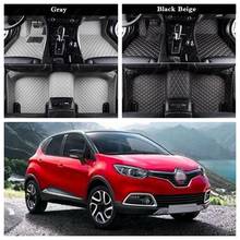 Custom Car Floor Mats for Renault Talisman Espace Scenic Captur Logan Fluence Automobile Carpet Cover Car Floor Mat Foot Pad Mat 2024 - buy cheap