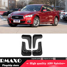 Guardabarros para INFINITI Q50 2015-2018, protectores contra salpicaduras delanteros con color y aleta de barro trasera, guardabarros modificado especial 2024 - compra barato