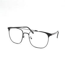 2020 Man Metal  Alloy Double Bridge Optics Glasses Frames For Man Big  Myopia Prescription Eyeglasses 2024 - buy cheap