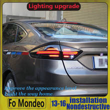 Для FORD Fusion Titanium Mondeo LED задний фонарь 2014 2015 2016 задний фонарь поворотный фонарь + задний фонарь + парковка + бег 2024 - купить недорого