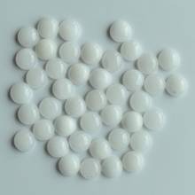 2020 fashion top quality natural stone white color round CAB CABOCHON 12mm beads for jewelry making wholesale 50pcs free 2024 - buy cheap