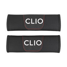 Cubierta de cinturón de seguridad para coche, almohadillas de hombro de cuero PU A la moda para Renault Clio, 2 uds. 2024 - compra barato