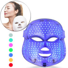 LED Mask For Face Neck EMS Micro-current Anti Wrinkle Acne Removal Neck Skin Rejuvenation Photon Therapy Machine Home Spa Salon 2024 - buy cheap