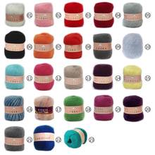 Soft Mohair Cashmere Knitting Wool Yarn DIY Shawl Scarf Crochet Thread Supplies 2024 - buy cheap