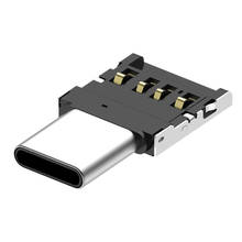 1/2 шт. USB-C 3,1 Тип с портом «папа» для USB с портом «мама» OTG адаптер конвертер для u-диска 2024 - купить недорого