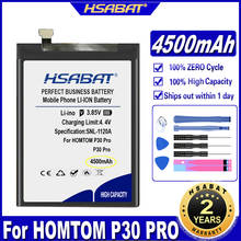 Hsabat-bateria p30 pro 4500mah para homtom p30 pro 2024 - compre barato