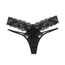 Calcinha sensual feminina, lingerie fina com alças, roupa íntima feminina, tanga de cintura baixa, 1 peça 2024 - compre barato