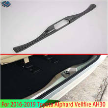 For Toyota Alphard Vellfire AH30 Car Accessories 2016-2019 Stainless Steel Rear Trunk Scuff Plate Door Sill Cover Molding 2024 - buy cheap