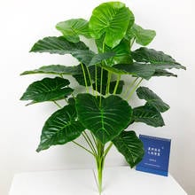 Árbol Monstera Artificial de 75cm y 24 cabezas, plantas de tacto Real, hojas falsas de Palma Tropical, follaje de plástico, hojas grandes, decoración para el hogar y la Oficina 2024 - compra barato