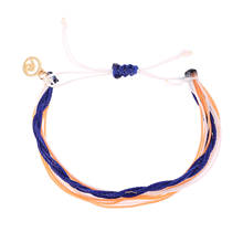 Fashion Cotton Woven  Wave Charm Bracelet Handwoven Braided Bracelet Multicolored String Braid Friendship Bracelet for Men 2024 - buy cheap