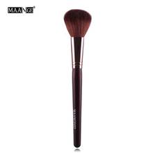 MAANGE Pro 1Pcs Round Top Makeup Brush Loose Powder Foundation Compact Blusher Contour Highlighter Blending Brush Cosmetic tool 2024 - compre barato