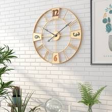 50x50cm Large Metal Mute Wall Clocks Home Decoration Accessories 3D Digital Wall Clock Watch Decor Living Room Modern Horologe 2024 - buy cheap