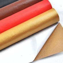 20x138cm Self Adhesion Litchi Faux Synthetic Leather Patches Big Size PU Sofa Hole Repair Car Sticker Decoration Waterproof 2024 - buy cheap