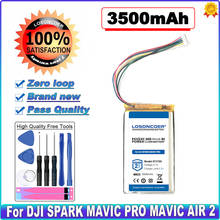 973760 3500mAh Battery For DJI SPARK MAVIC PRO MAVIC AIR 2 Remote Control Batteries Accumulator 6-wire plug 1ICP10/37/61 2024 - buy cheap