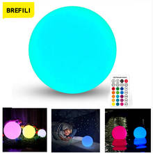 À prova dwaterproof água led solar jardim bola luz gramado ao ar livre lâmpadas para festa de natal rgb paisagem piscina luzes flutuantes 2024 - compre barato