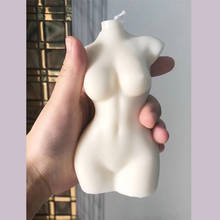 Art Body Candle Mold Cute Female Perfume Candle Silicone Mold Fragrance Candle Making Wax Mould DIY Craft 3D Desk Decoration 2024 - buy cheap