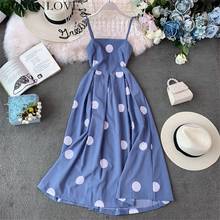 Dress Women 2020 Summer Korean Vestidos A-line Korean Fashion New Knee-length Female Dresses Backless Ropa Mujer 2024 - buy cheap