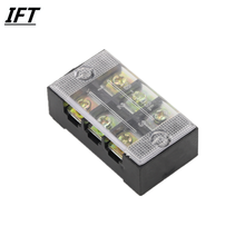 25A 600V Dual Row Barrier Screw Terminal Block Wire Connector TB Series 3 Positions Ways Factory Wholesale TB-2503 2024 - buy cheap