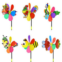 21inch Colorful Plastic Windmill Toys Pinwheel Self-assembly Windmill Home Garden Yard Decor Outdoor Gifts Children's Toy 2024 - buy cheap