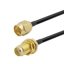 3M SMA Cable RG58 SMA macho a SMA hembra conector Coaxial RG58 antena SMA cable de extensión 2024 - compra barato