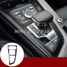 Carbon Fiber Center Console Gear Shift Box Cover Trim For Audi A4 S4 2016-2021 Car accesories interior Car decoration 2024 - buy cheap