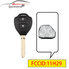 11H29 2 Buttons Smart Car Key Fob for Toyota RAV4 Corolla Europe 2006 2007 2008 2009 2010 Car Remote Key 433MHz 4D67 Chip G 2024 - buy cheap