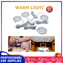 Ponto de luz led interno 4x12v, para trailer, caminhonete, trailer, iluminação interior e externa, trailer 2024 - compre barato