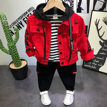 Boy Denim Jacket New Spring Autumn Jeans Tops for Kids Korean Children Toddler Baby Clothing Outwear Coats Suitt 2024 - buy cheap