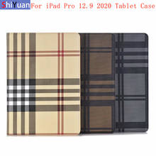 Leather Case Cover Flip Fold Tablet Cover Mig Stripe Protective For iPad Pro 12.9 2020 Back Cover Case 2024 - buy cheap