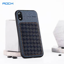 Rock capa de couro para iphone xs max xr x, capa macia premium, retrô, à prova de choque, capa protetora de couro de marca para iphone xs xr 2024 - compre barato