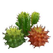 1pc artificial cactus suculento jardim realista plástico plantas falsas acessórios de decoração para casa decoração 2024 - compre barato