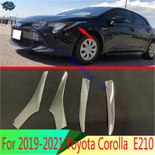 For 2019-2021 Toyota Corolla E210 Sport Hatch Hatchback Auris ABS Chrome Front Head Light Headlight Lamp Cover Trim 2024 - buy cheap