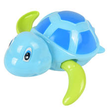 Bonito dos desenhos animados animais tartaruga clássico brinquedo de água do bebê infantil nadar tartaruga enrolado-up corrente clockwork crianças praia banho brinquedos 2024 - compre barato
