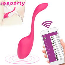 Consolador vibrador de larga distancia para parejas y mujeres, Juguetes sexuales con Control remoto por aplicación, huevo vibrador, masaje del punto G, juego de adultos 2024 - compra barato